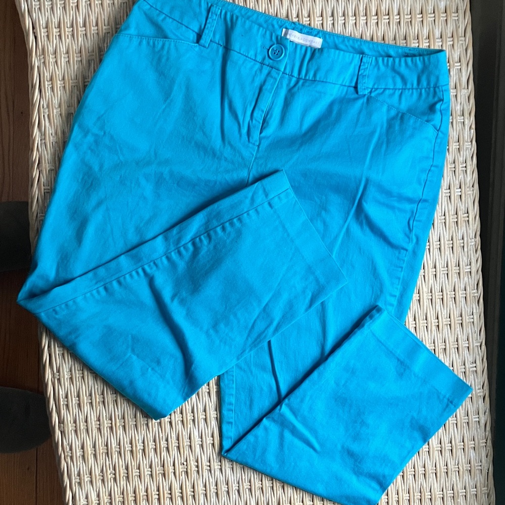New York & Company Turquoise capris